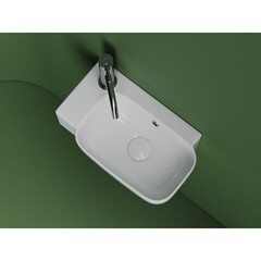 Раковина Ceramicanova Element 40 см правая подвесная белая (CN6074R) - фото 5