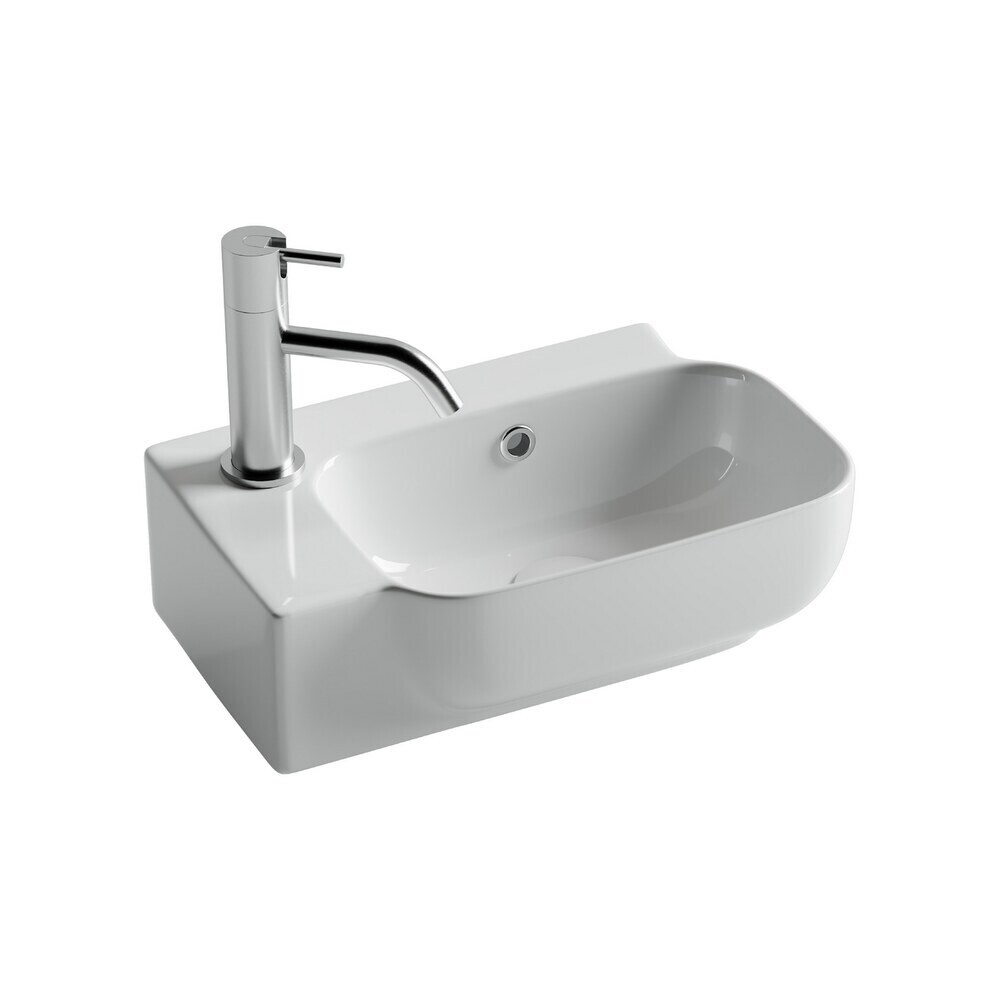 

Раковина Ceramicanova Element 40 см правая подвесная белая (CN6074R), Белый