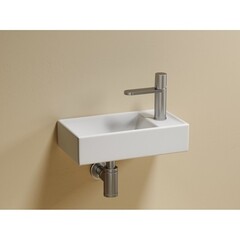 Раковина Ceramicanova Element 42 см подвесная белая матовая (CN6051LMW) - фото 7