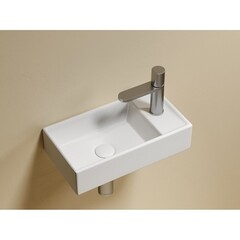 Раковина Ceramicanova Element 42 см подвесная белая матовая (CN6051LMW) - фото 6