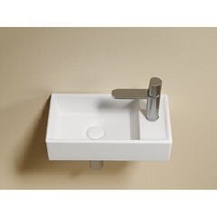 Раковина Ceramicanova Element 42 см подвесная белая матовая (CN6051LMW) - фото 4