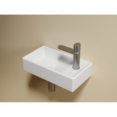 Раковина Ceramicanova Element 42 см подвесная белая матовая (CN6051LMW) - фото 2