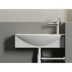 Раковина Ceramicanova Element 45 см левая подвесная белая (CN6038L) - фото 5