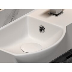 Раковина Ceramicanova Element 40 см левая подвесная белая (CN6039L) - фото 3