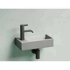 Раковина Ceramicanova Element 42 см подвесная антрацит матовый (CN6051RMH) - фото 7