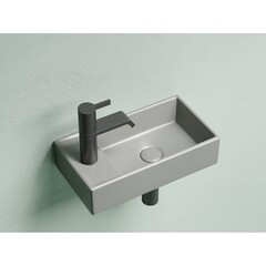 Раковина Ceramicanova Element 42 см подвесная антрацит матовый (CN6051RMH) - фото 6