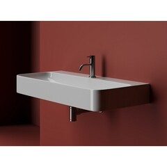 Раковина Ceramicanova Aura 100 см подвесная белая (CN2007) - фото 4