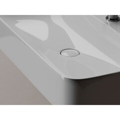 Раковина Ceramicanova Aura 80 см подвесная белая (CN2006) - фото 4