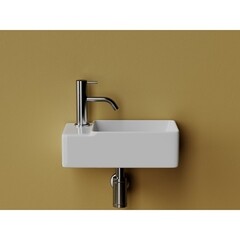 Раковина Ceramicanova Element 40 см правая подвесная белая (CN5046) - фото 6