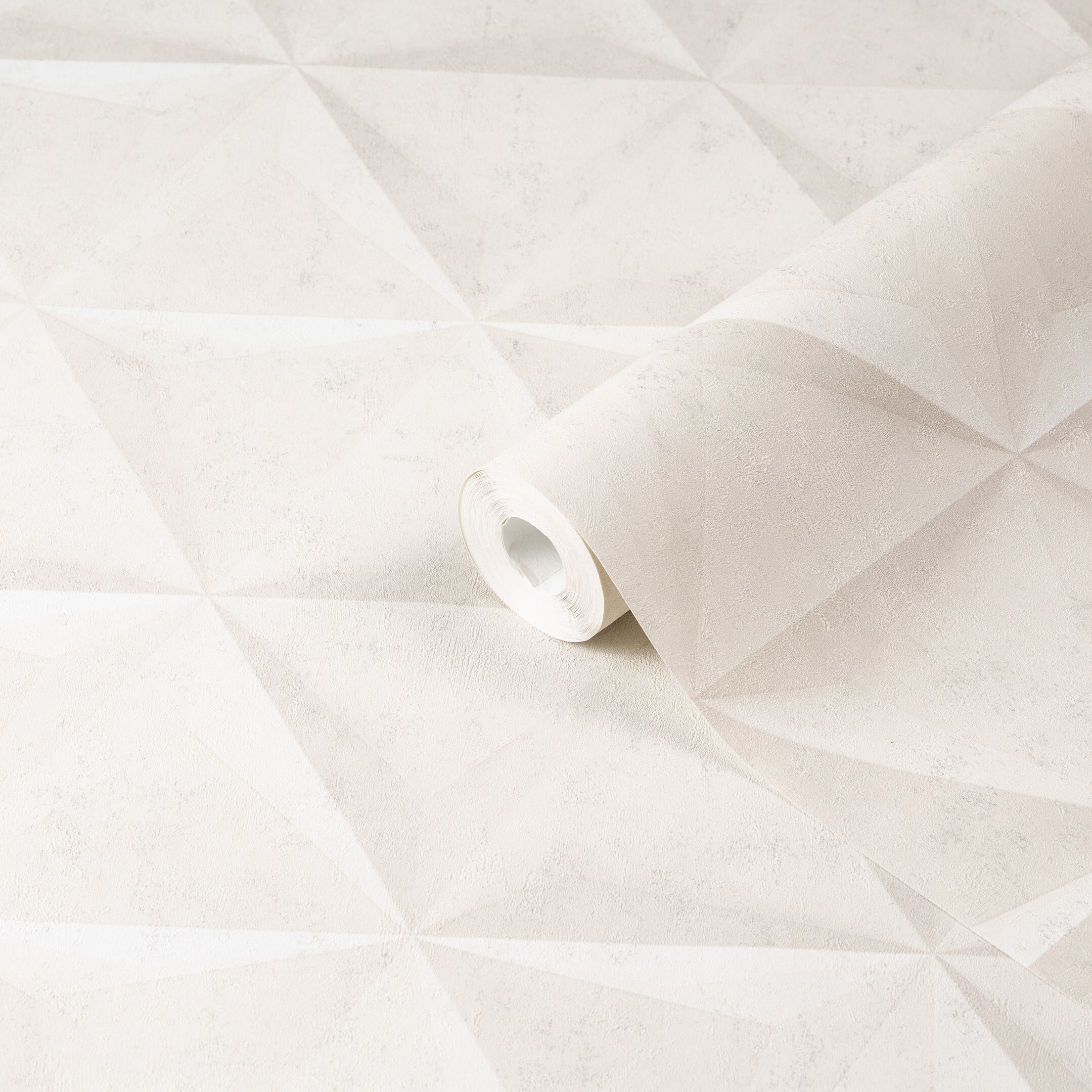 Изображение товара Обои Renowa Monolit 38103-02 бежевые на флизелине 1,06х10,05 м