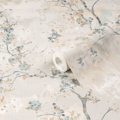 Обои компакт-винил на флизелиновой основе Ateliero Scarlett 588463 (1,06х10,05 м) - фото 1