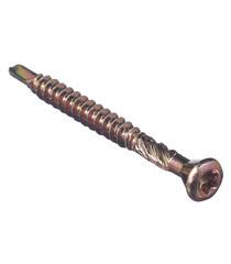 Саморезы для массивной доски 35x3,2 мм желтые (500 шт.) - фото 3