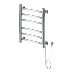 Полотенцесушитель электрический MyFrea MyVatican 600х460 мм 65 Вт с терморегулятором хром - фото 3