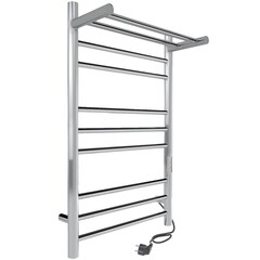 Полотенцесушитель электрический Indigo Line Trinity с полкой 800х432 мм 115 Вт с терморегулятором хром - фото 5