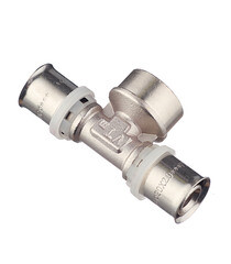 Тройник VALTEC (VTm.232.N.200520) 20(пресс) х 3/4 ВР(г) х 20(пресс) - фото 4