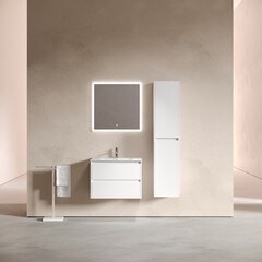 Тумба под раковину Sancos Libra 70 см подвесная белая (LB70W) - фото 8