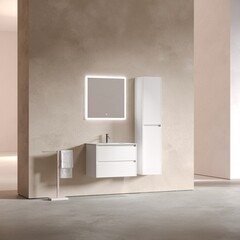 Тумба под раковину Sancos Libra 70 см подвесная белая (LB70W) - фото 7