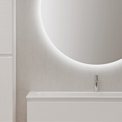 Тумба под раковину Sancos Folk 120 см подвесная bianco (FL120W) - фото 17