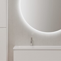 Тумба под раковину Sancos Folk 120 см подвесная bianco (FL120W) - фото 18