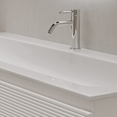 Тумба под раковину Sancos Folk 120 см подвесная bianco (FL120W) - фото 14