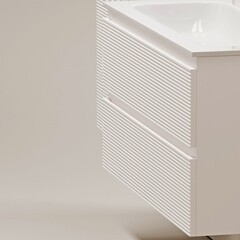 Тумба под раковину Sancos Folk 120 см подвесная bianco (FL120W) - фото 13