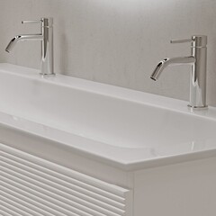 Тумба под раковину Sancos Folk 120 см подвесная bianco (FL120W) - фото 12