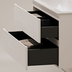 Тумба под раковину Sancos Folk 120 см подвесная bianco (FL120W) - фото 5