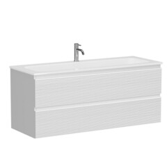 Тумба под раковину Sancos Folk 120 см подвесная bianco (FL120W) - фото 1