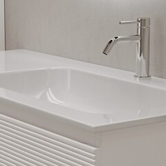 Тумба под раковину Sancos Folk 100 см подвесная правая bianco (FL100RW) - фото 10