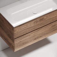 Тумба под раковину Sancos Marmi 2.0 100 см подвесная дуб чарльстон (MR2.0100ECH) - фото 5