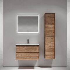 Тумба под раковину Sancos Marmi 2.0 80 см подвесная дуб чарльстон (MR2.080ECH) - фото 7