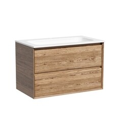 Тумба под раковину Sancos Marmi 2.0 80 см подвесная дуб чарльстон (MR2.080ECH) - фото 1