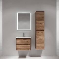 Тумба под раковину Sancos Marmi 2.0 60 см подвесная дуб чарльстон (MR2.060ECH) - фото 7