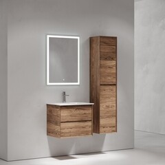 Тумба под раковину Sancos Marmi 2.0 60 см подвесная дуб чарльстон (MR2.060ECH) - фото 4