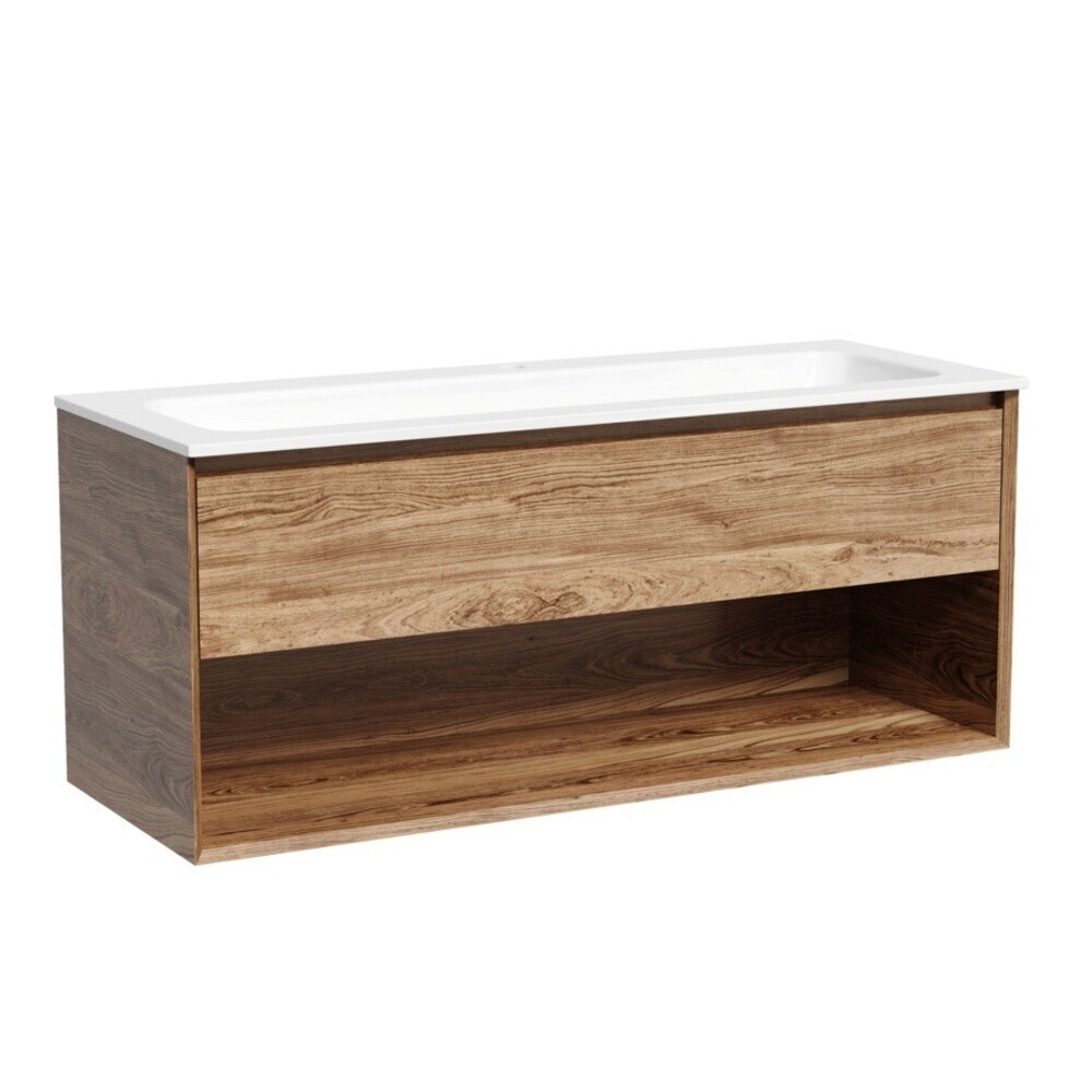 

Тумба под раковину Sancos Marmi 1.0 120 см подвесная дуб чарльстон (MR1.0120ECH), Коричневый