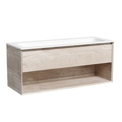 Тумба под раковину Sancos Marmi 1.0 120 см подвесная дуб галифакс натуральный (MR1.0120EG) - фото 1