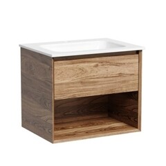 Тумба под раковину Sancos Marmi 1.0 60 см подвесная дуб чарльстон (MR1.060ECH) - фото 1