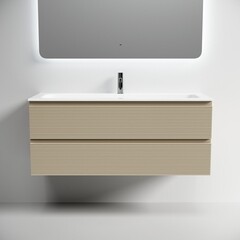 Тумба под раковину Sancos Folk 120 см подвесная капучино (FL120CP) - фото 8