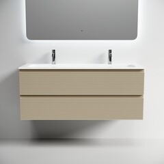 Тумба под раковину Sancos Folk 120 см подвесная капучино (FL120CP) - фото 4