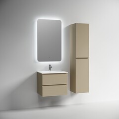 Тумба под раковину Sancos Folk 60 см подвесная капучино (FL60CP) - фото 2