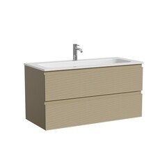 Тумба под раковину Sancos Folk 100 см подвесная капучино (FL100CP) - фото 1