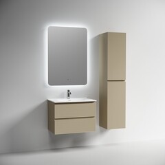 Тумба под раковину Sancos Folk 70 см подвесная капучино (FL70CP) - фото 6