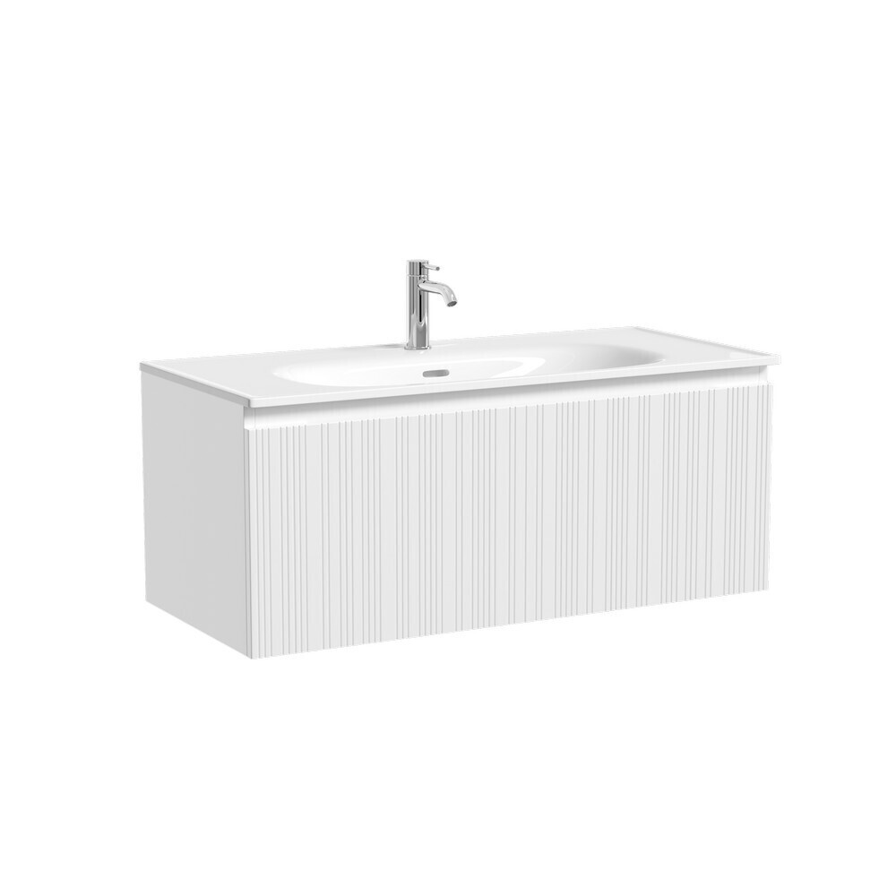 Изображение товара Тумба под раковину Sancos Code 100 см подвесная белая (CD100W)