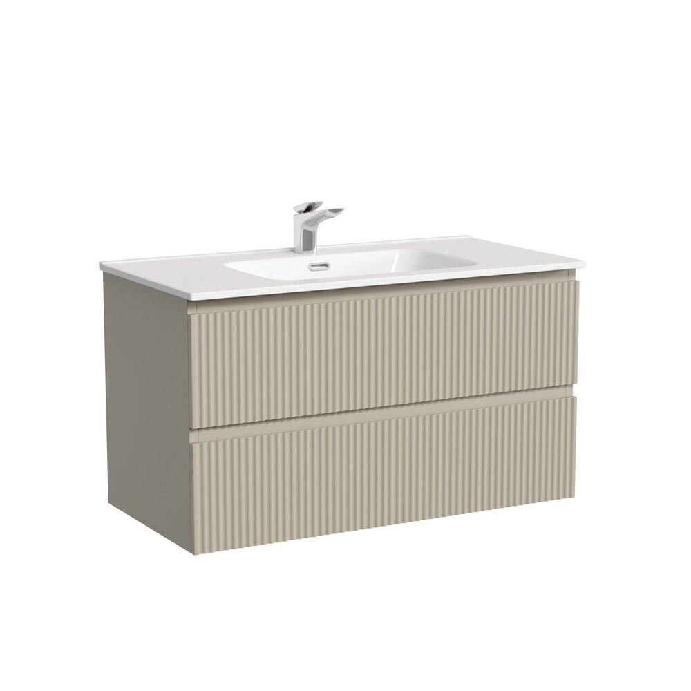 Тумба под раковину Sancos Snob R 90 см подвесная beige soft (SNR90CE)