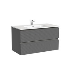 Тумба под раковину Sancos Folk 90 см подвесная grey soft (FL90GS)