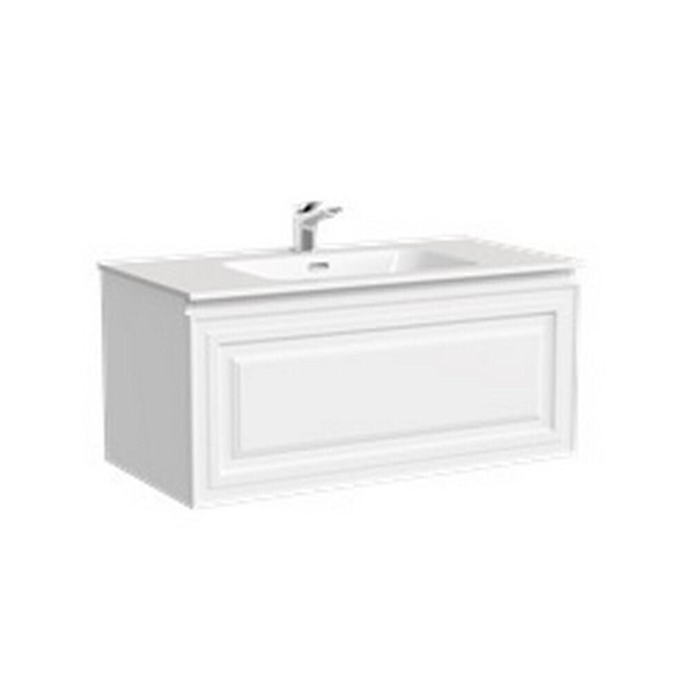 

Тумба под раковину Sancos Very 90 см подвесная bianco (VR90W), Белый