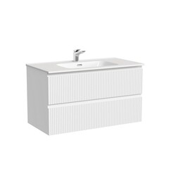 Тумба под раковину Sancos Snob R 90 см подвесная bianco (SNR90W) - фото 1