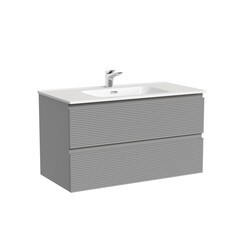 Изображение товара Тумба под раковину Sancos Folk 90 см подвесная ergraut soft (FL90ES)