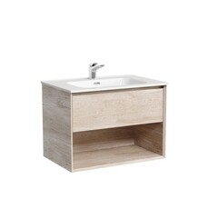 Тумба под раковину Sancos Marmi 1.0 70 см подвесная дуб галифакс натуральный (MR1.070EG) - фото 1