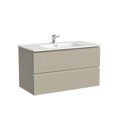Тумба под раковину Sancos Snob T 90 см подвесная beige soft (SNT90CE) - фото 1